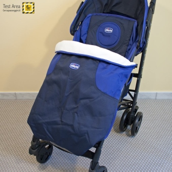 Chicco Liteway - Vista del solo coprigambe applicato al passeggino