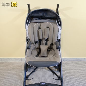 Chicco Trio Love - Seduta del passeggino - Vista frontale, agganciata al telaio