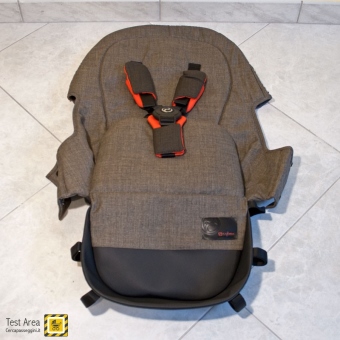 Cybex PRIAM Trio Cloud Q Plus - Vista del tessuto della seduta da applicare alla struttura