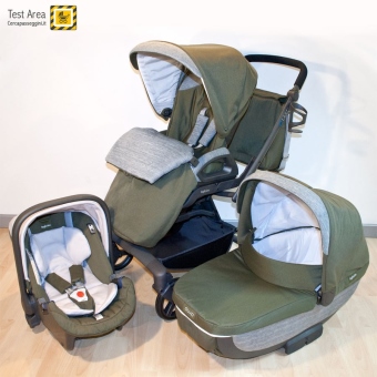 Inglesina QUAD trio - Vista di tutti i componenti del trio