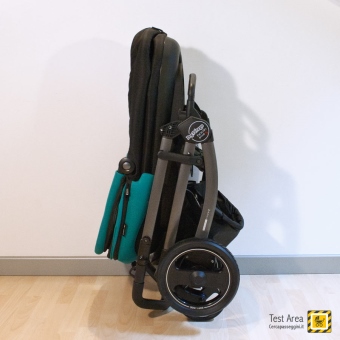 Peg Perego Book Pop-up Modular - Vista del telaio chiuso con la navicella agganciata