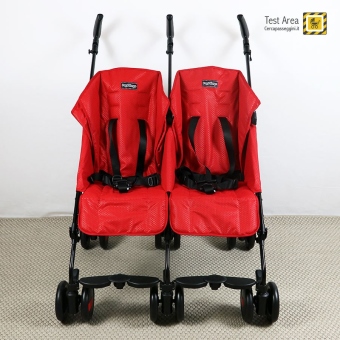 Peg Perego Pliko Mini Twin - Telaio - vista frontale aperto