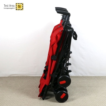 Peg Perego Pliko Mini Twin - Telaio - vista laterale chiuso