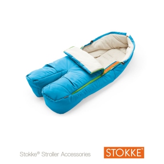 Stokke Crusi Duo - Coprigambe - colore urban blue