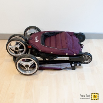 Baby Jogger City Mini 3 - Passeggino chiuso con ruote - Vista laterale