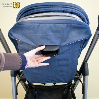 Bebe Confort Trio Loola 3 - Dettaglio leva posteriore per reclinazione schienale