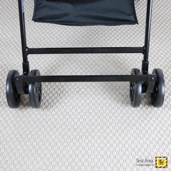 Brevi Mini Large - Telaio - particolare barra freno su asse delle ruote posteriori